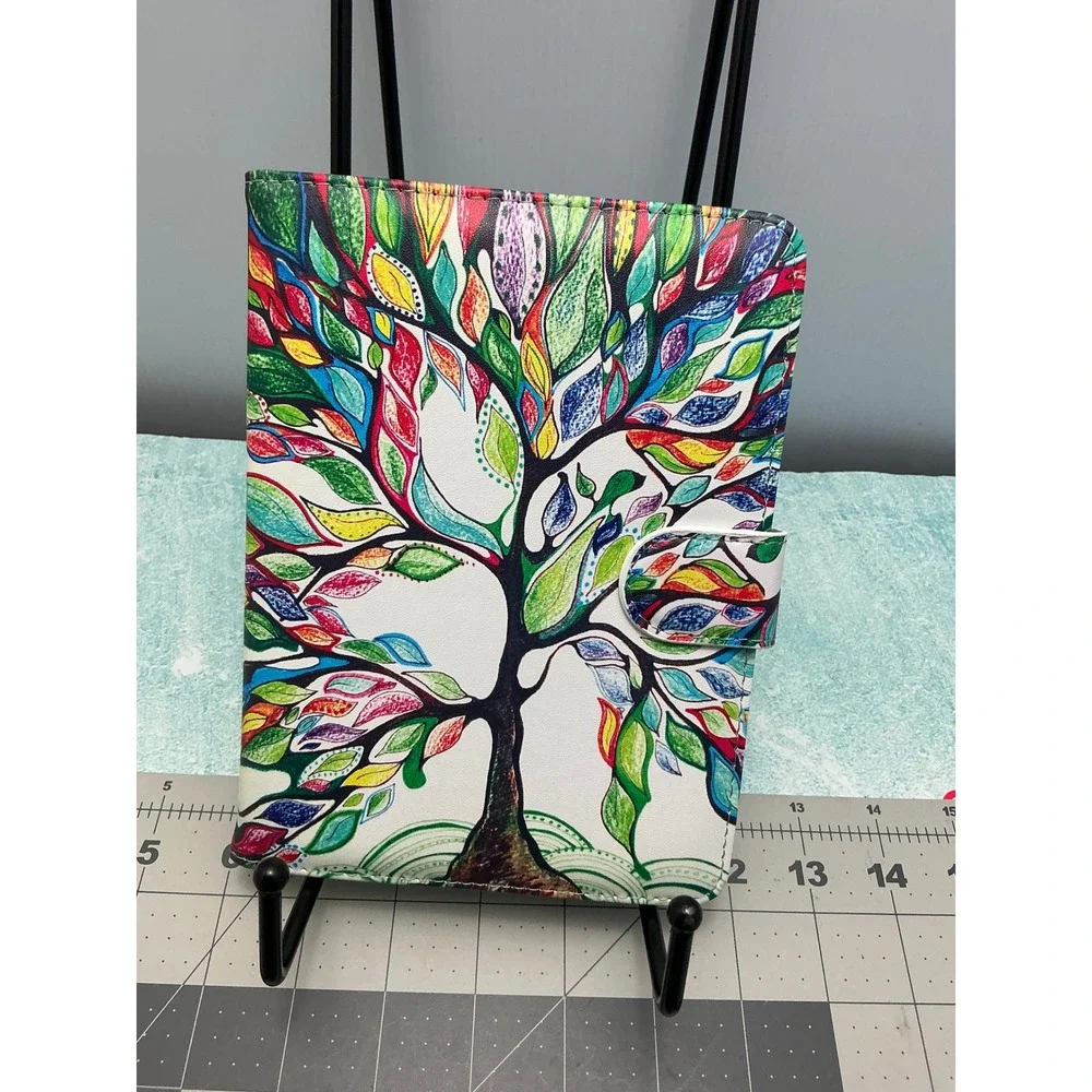 HoYiXi Universal 6-7 inch E-Reader Case Tree of Life Multicolor Folio Cover
